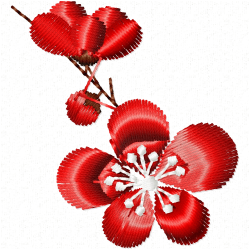 Flowers And Tree Embroidery Design 8 Flowers And Tree Embroidery Design 8